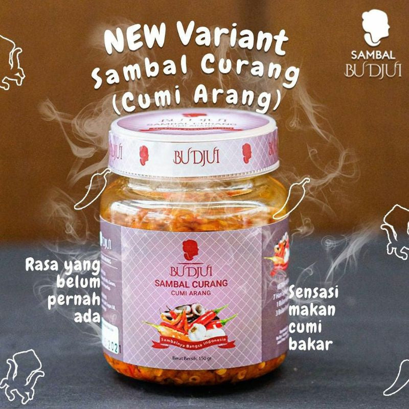 Chili Paste Ready to eat | Sambal Bu Djui | Mercon | Peda | Kecombrang | Petir | Crispy Terbang | Cumangi | Pingit #indoshop#
