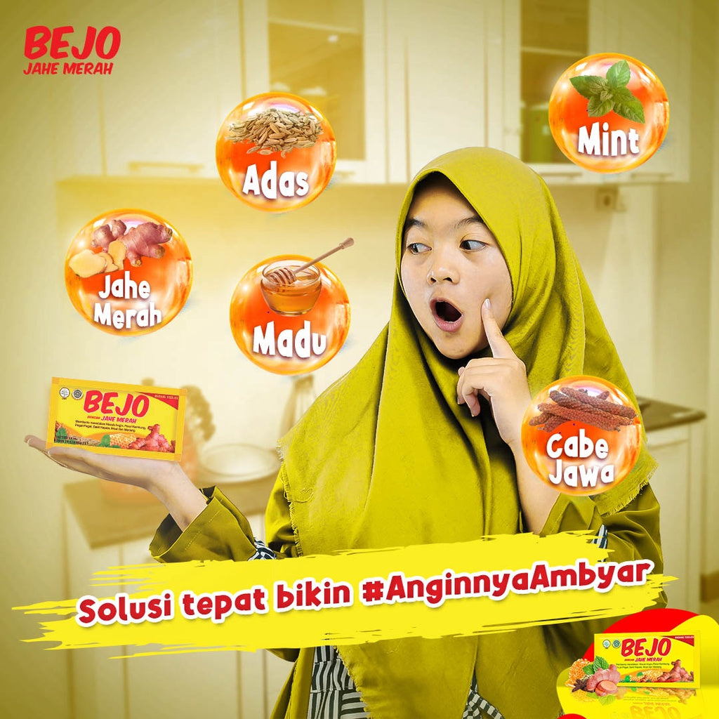 Herbal Relief for Discomfort | Bintang Toedjoe Bejo Masuk Angin (1 Box, 266g)