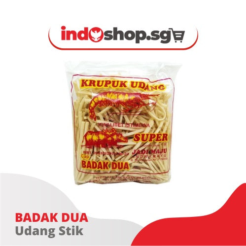 Snapper Fish or Prawn Cracker Raw | Kerupuk Stick Badak Dua 500 gr