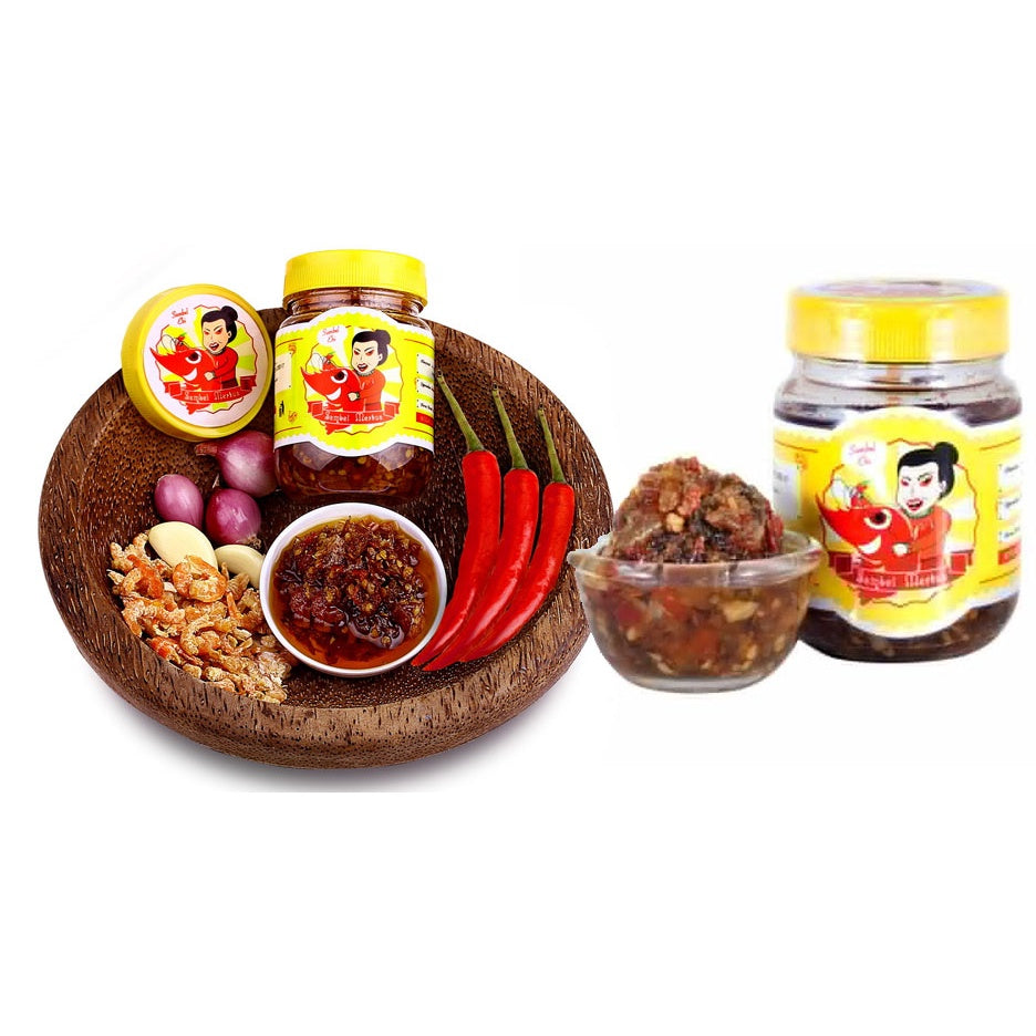 Spicy Dried Shrimp Chili Sambal Sambel Mertua | Ebi Pedas Bawang Udang Kering (180 gram) | Indonesian Chili