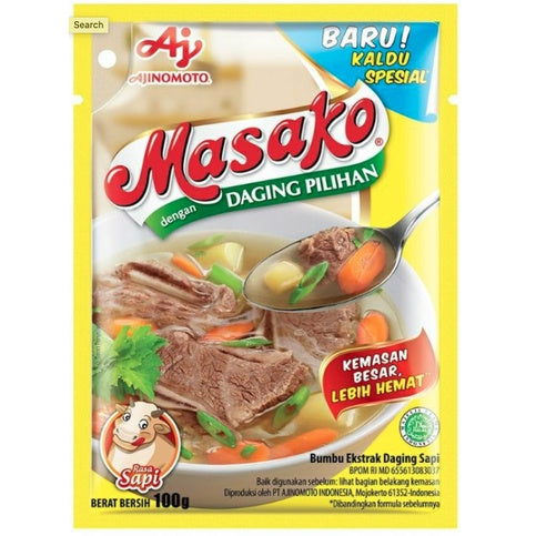 Ajinomoto Masako Chicken | Ajinomoto Masako Beef | Ajinomoto Masako Seasoning Powder | 11gr | 100 gr | 250 gr #indoshop#