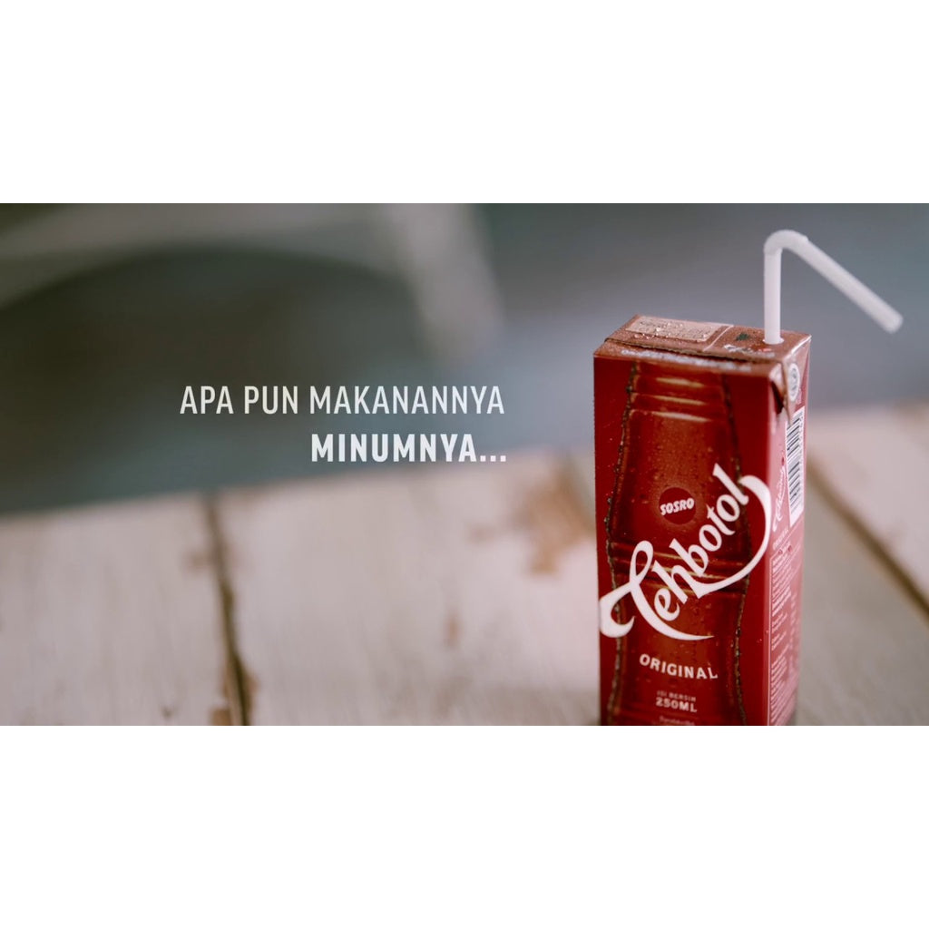 Teh botol sosro kotak 250ml #indoshop#