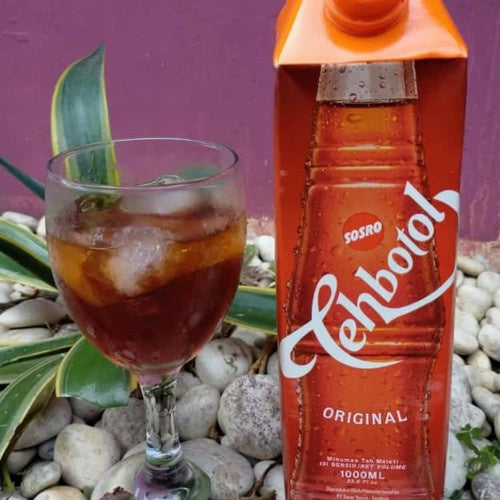 Teh Botol Sosro Kotak 1L - Authentic Indonesian Jasmine Tea Drink | Refreshing & Ready-to-Drink!