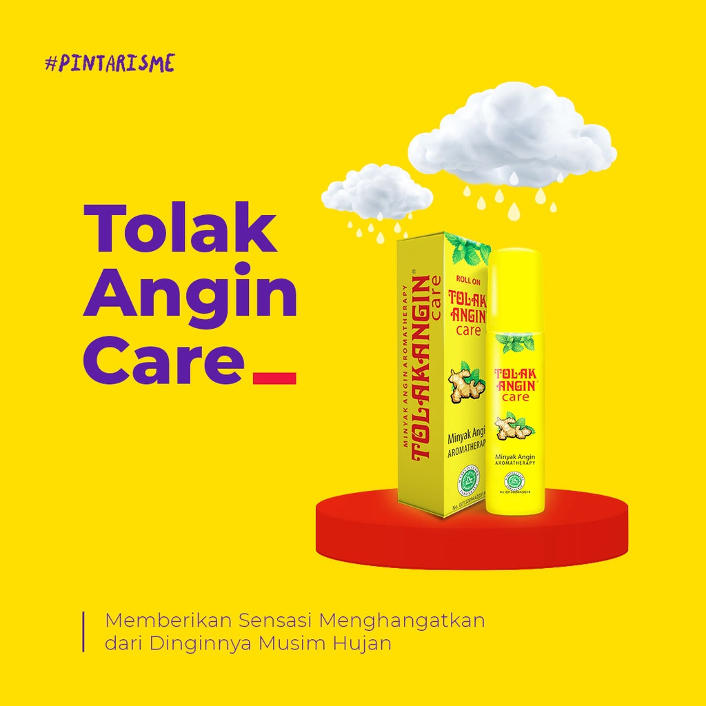 Tolak Angin Care 10 ml Minyak Angin Aromatherapy Roll On | Tolak Linu | Sido Muncul