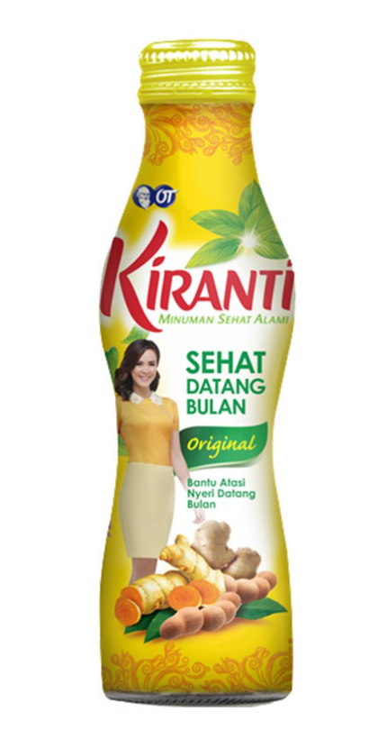 Kiranti Herbal drink bottle 150ml healthy drink to help relieve menstrual pain #indoshop#