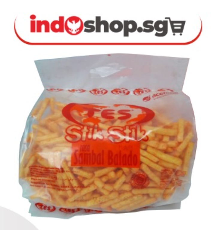 Tes Spicy Corn Tapioca Snack | Stik Balado 200g | Keripik Singkong Balado 250g | 500g| Acefood