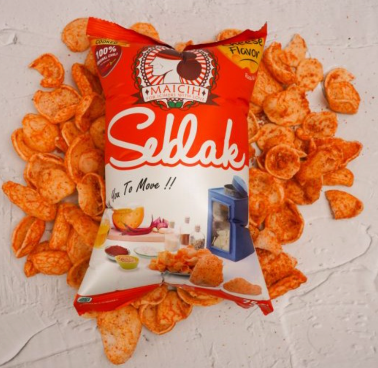 Maicih AXL 100 gr | Keripik Singkong Level 3 | Keripik Singkon Level 5 | Keripik Singkong Level 10 | Basreng | Gurilem