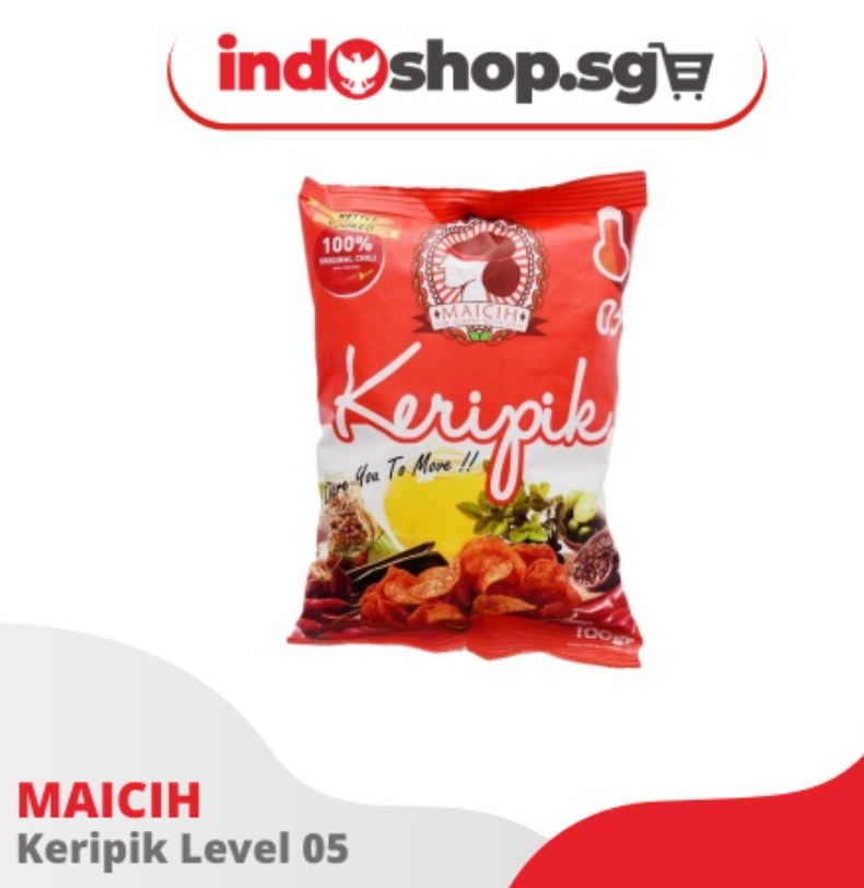 Maicih AXL 100 gr | Keripik Singkong Level 3 | Keripik Singkon Level 5 | Keripik Singkong Level 10 | Basreng | Gurilem