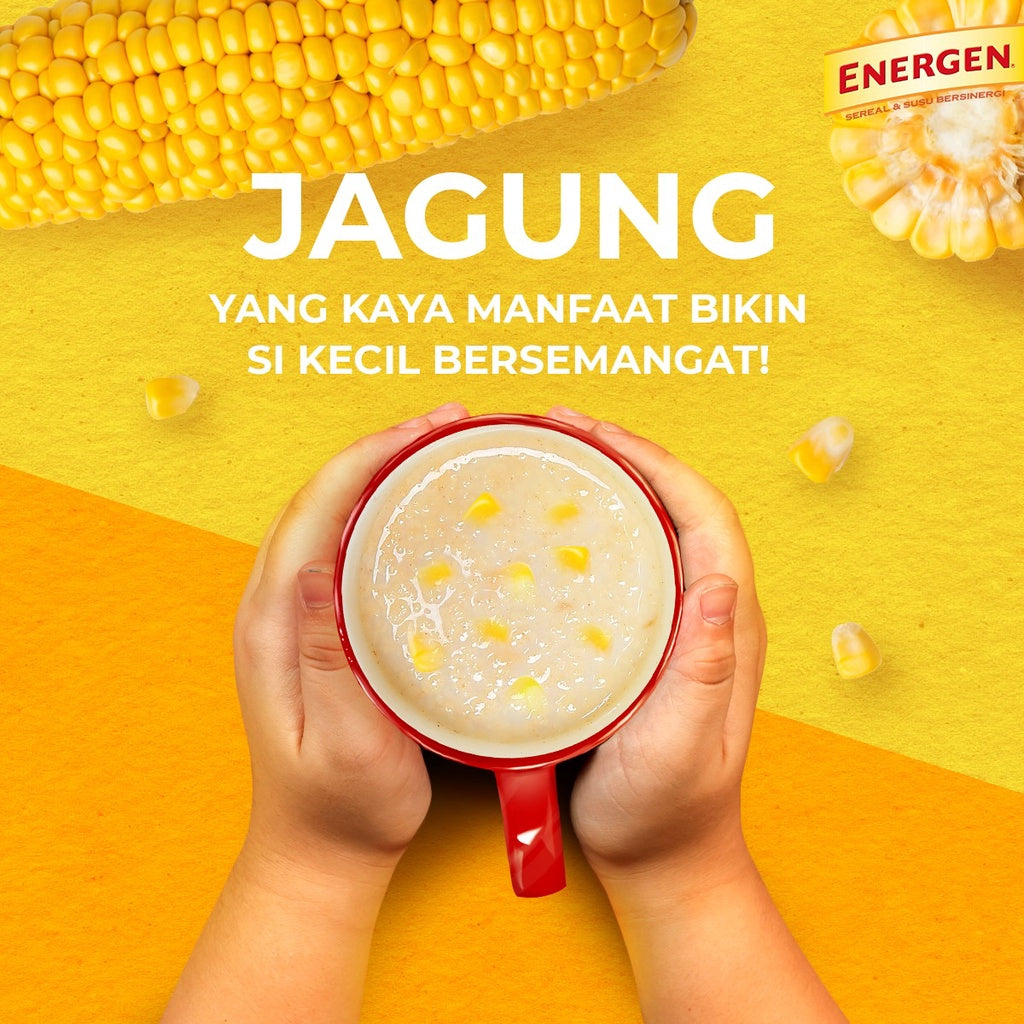 Energen Instant Cereal | Sereal Coklat, Vanila, Kurma, & Jagung | Cereal Chocolate | Vanilla | Dates | Corn | Ginger