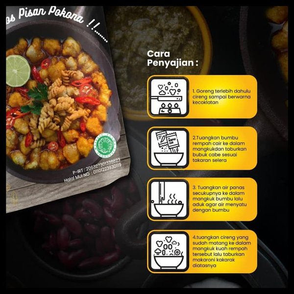 Chewy Tastyt Fried Tapioca Flour | Cireng Kuah Kakarak 250 gr