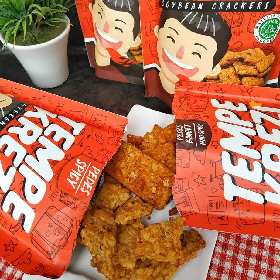 Tempe Chips | Keripik Tempe Krezi 100 gr | Tempeh Chips