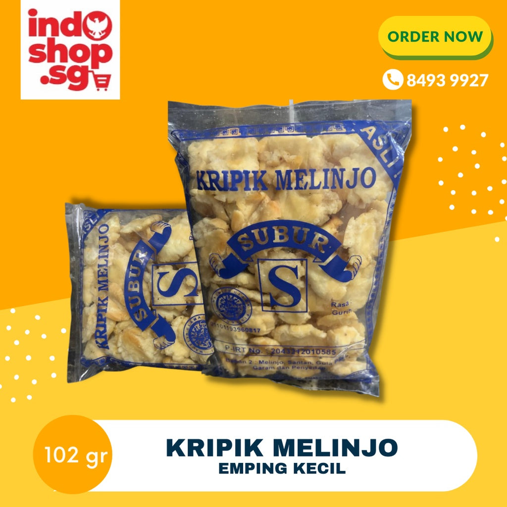 Salty Melinjo Belinjo Snack | Kripik Melinjo Kecil 250g | Emping Melinjo | Emping Belinjo