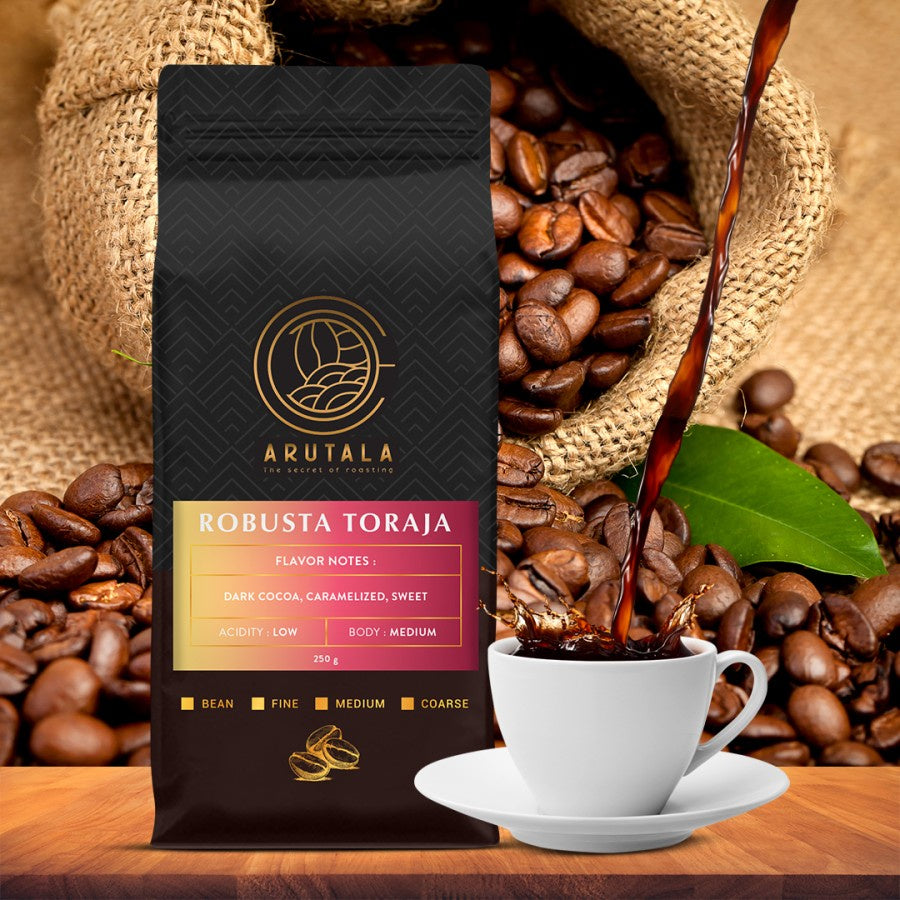 Arutala Kopi | Gayo Robusta | Gayo Arabica | Toraja Rantebua Robusta | Indonesian Coffee | Coffee Bean Coarse Fine #indoshop#