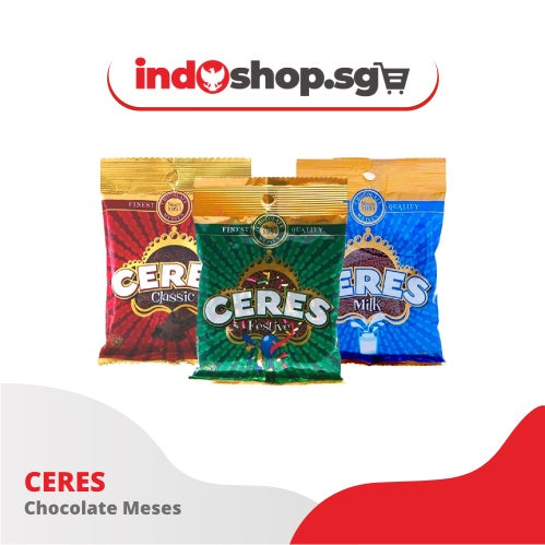 Chocolate Sprinkles | Meses Ceres Classic, Milk & Festive 200 gram | Indonesian Chocolate | Milk Chocolate