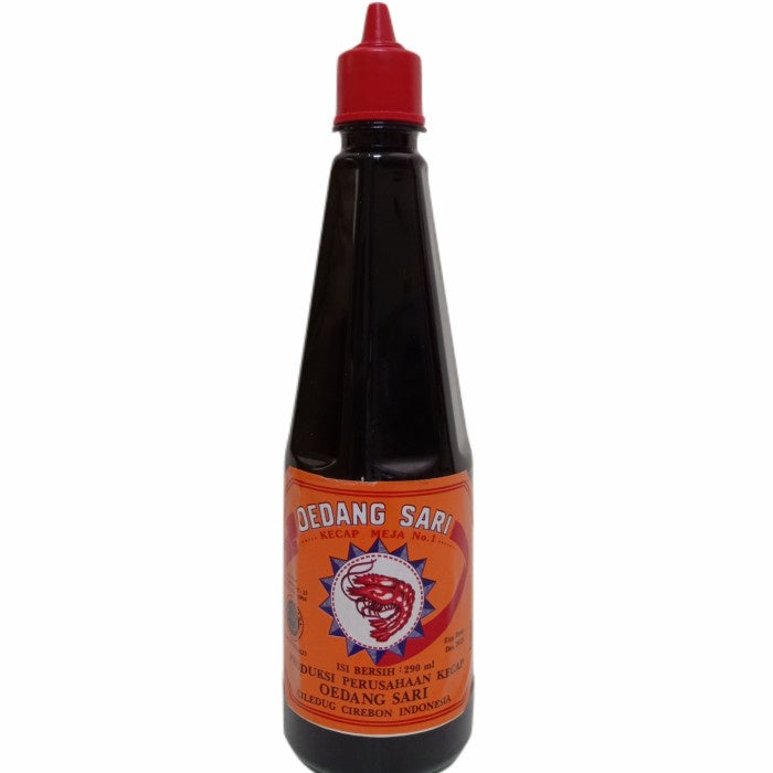 Black Sauce | Kecap Oedang Sari Manis Sedang Botol 290ml | Udang Sari