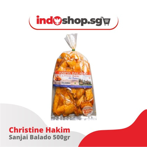 Crispy Cassava Chips | Kripik Balado | Sanjai Balado Christine Hakim 500 gr