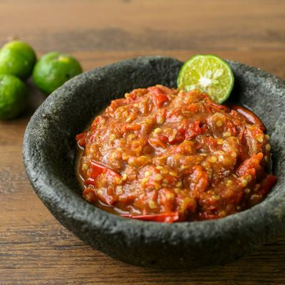 Uleg Sambal Terasi/ Sambel Ijo / Pedas / Kemiri/ Rawit/ Bawang/ Teri / Terasi / Kecombrang / Bajak (10sachet x 20g)