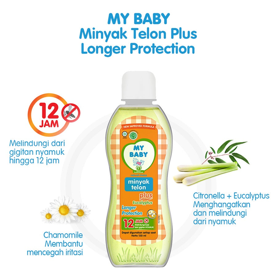 Minyak Telon Plus Eucalyptus 150 ml | My Baby