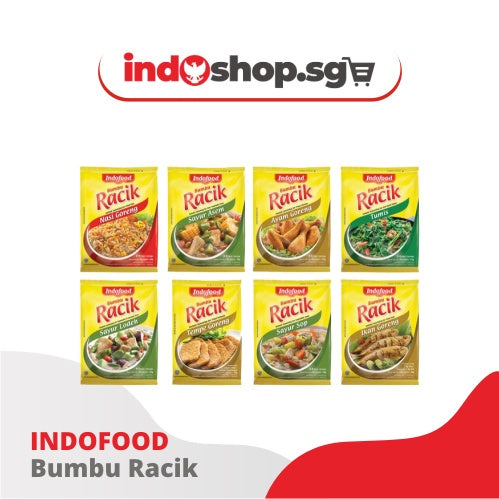 Seasoning | Indofood Bumbu Racik Sachet 20gr | Nasi Goreng | Ikan Goreng | Tempe Goreng | Ayam Goreng | Instant Seasoning