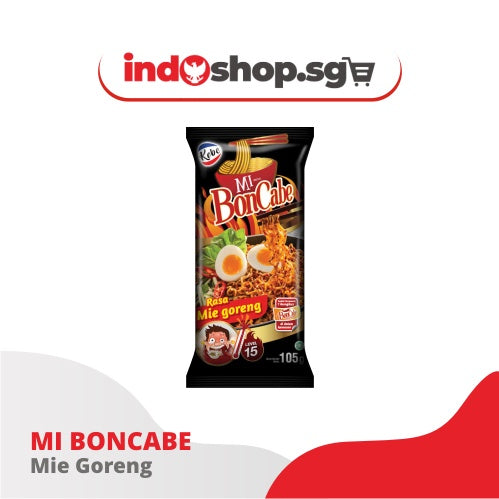 Instant Spicy Fried Noodle Bon Cabe Mie Goreng | Ramen Pedas | BonCabe #indoshop#