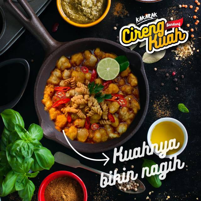 Chewy Tastyt Fried Tapioca Flour | Cireng Kuah Kakarak 250 gr