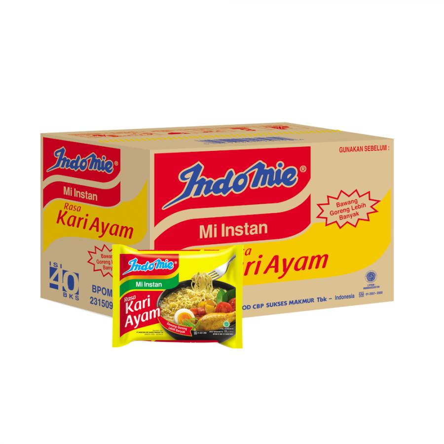 Indomie Instant Noodle 1 Carton 40 pcs | Mie Goreng | Ayam Bawang | Ayam Spesial | Soto Mie | Kaldu Ayam | Kari Ayam