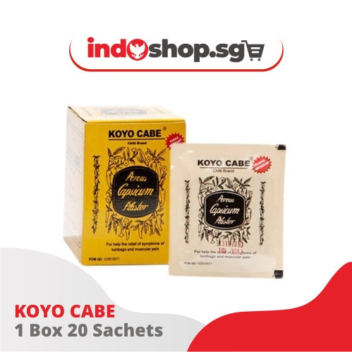 Koyo Cabe 1 Box 20 Sachets (per sachet 10 plasters)