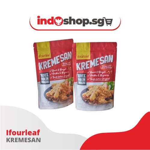 Smashed Chicken Crispy Topping Ready to eat | Kremesan FourLeaf Ayam Penyet Kremesan 100gr