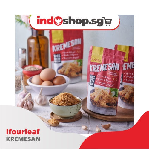 Smashed Chicken Crispy Topping Ready to eat | Kremesan FourLeaf Ayam Penyet Kremesan 100gr