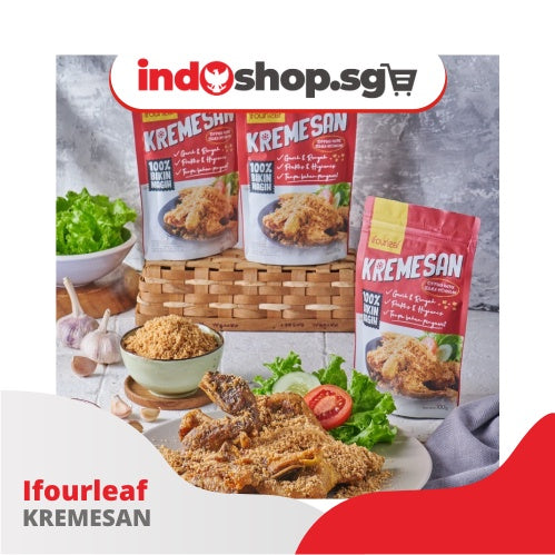 Smashed Chicken Crispy Topping Ready to eat | Kremesan FourLeaf Ayam Penyet Kremesan 100gr
