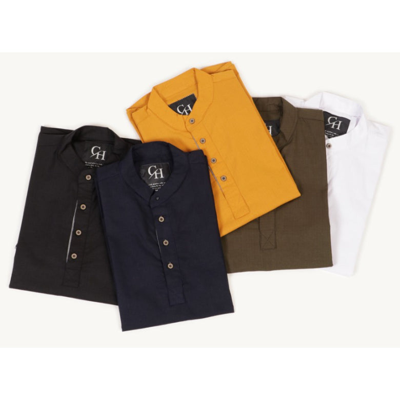 Baju Koko Pria Lengan Pendek Hanafi Kemeja Muslim Pria Terbaru Tebal