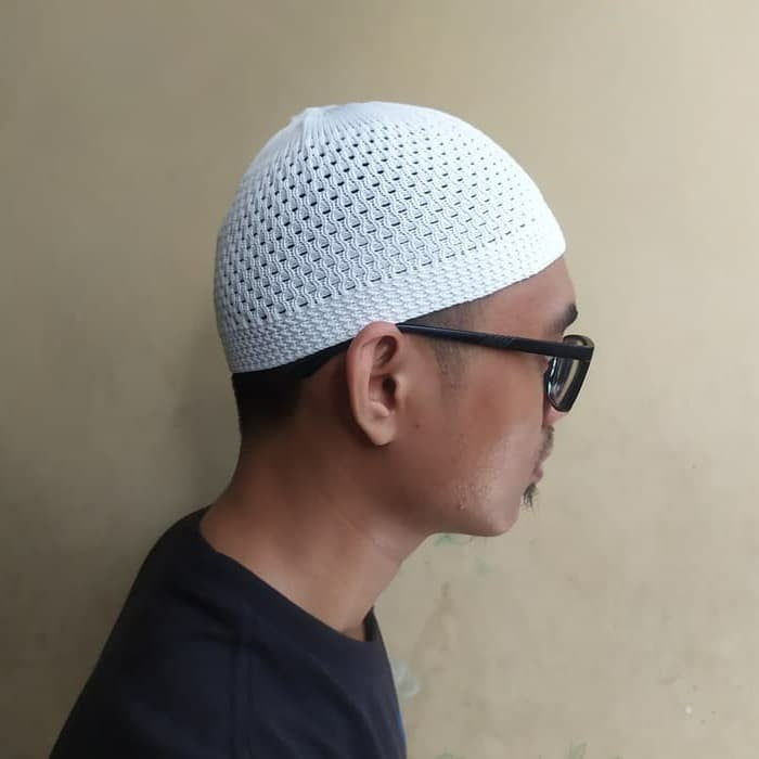 Hajj Cap | Peci Rajut Premium Tebal/Songkok Kopiah Rajut Nanas/Peci Haji/ Lobo | Bundle of 5