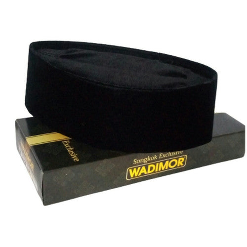 Hajj Cap | Peci Songkok Kopiah Wadimor AC Hitam Polos