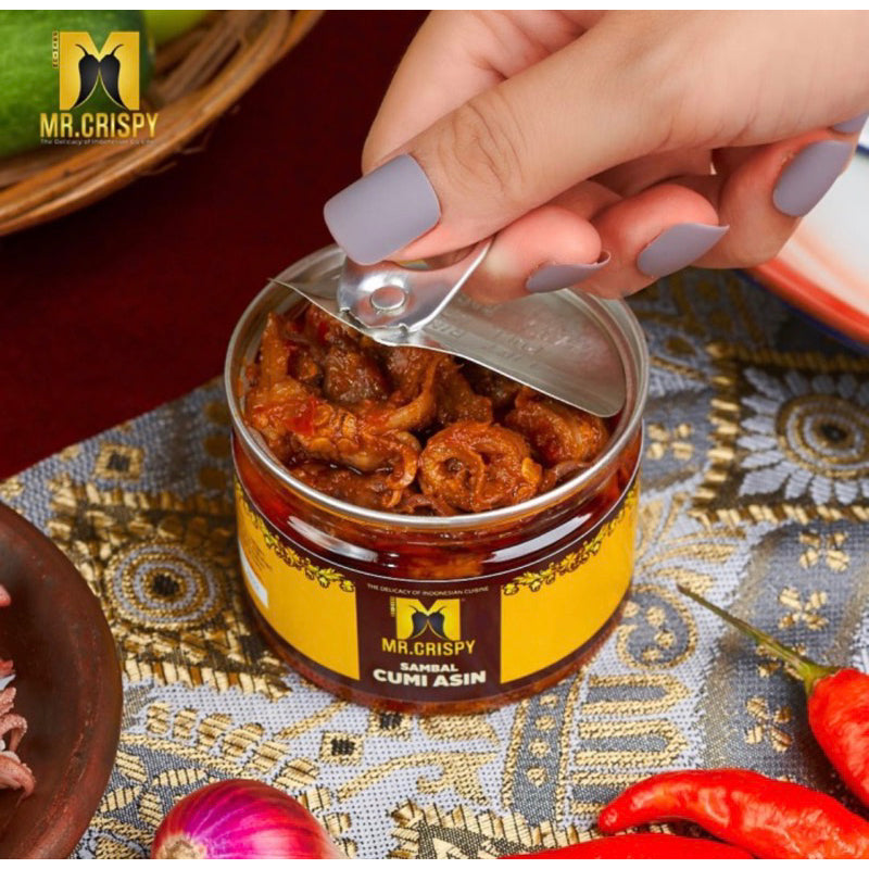 Chili Ready to eat | Sambal Mr Crispy | Cumi Asin | Petai | Jengkol | Bajak Ebi | Teri Medan #indoshop#
