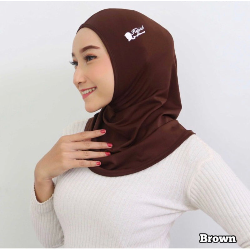 Hijab Sport Olahraga Gym Lari Renang Kerudung Instant