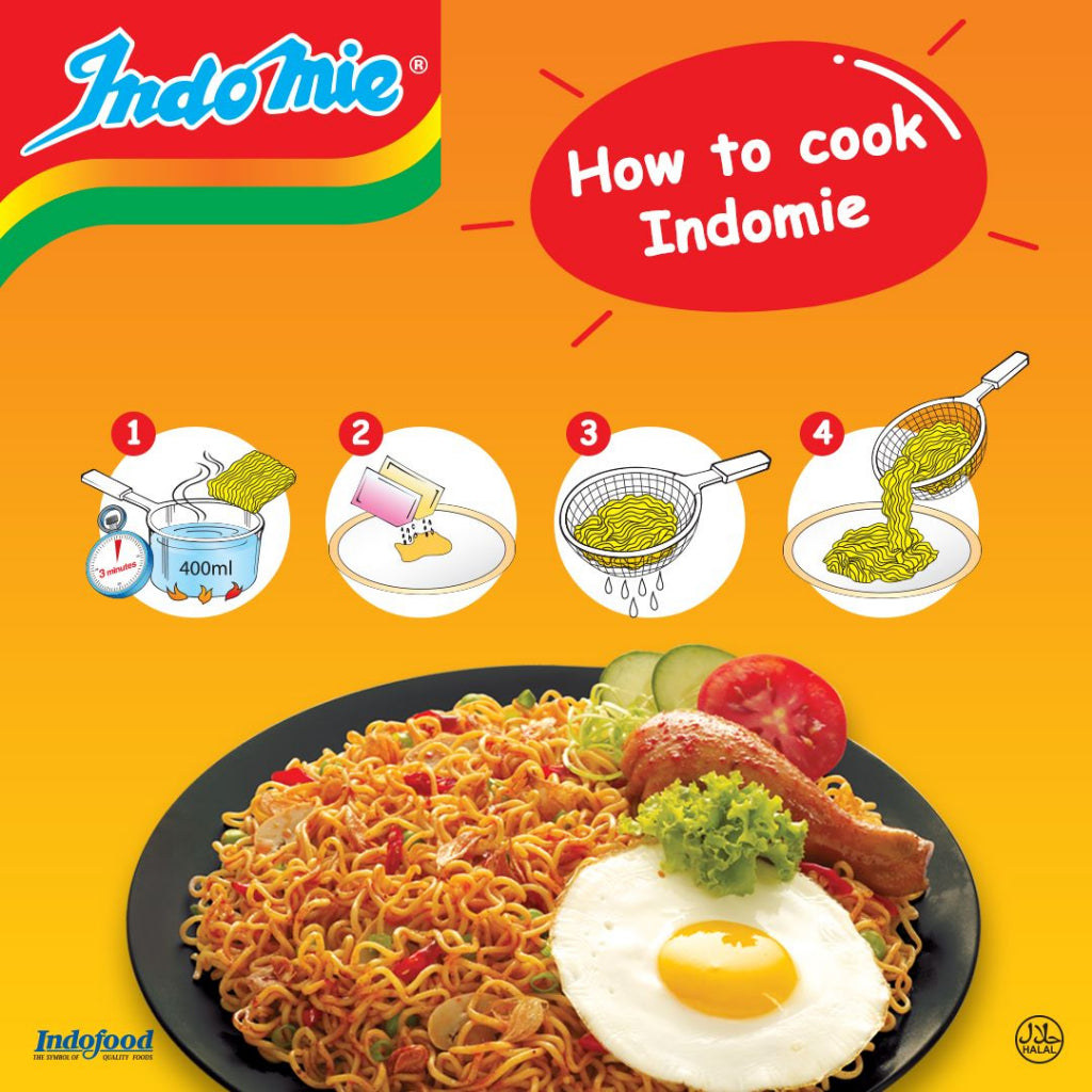 Indomie Instant Noodle 1 Carton 40 pcs | Mie Goreng | Ayam Bawang | Ayam Spesial | Soto Mie | Kaldu Ayam | Kari Ayam