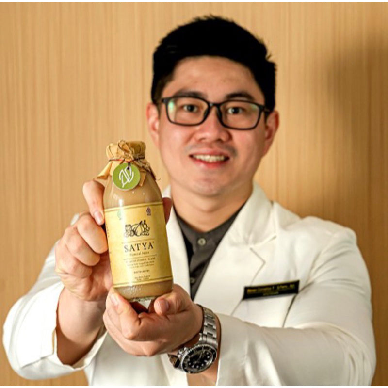 Jus Bawang Putih Tunggal Jahe Merah Madu Hutan Cuka Apel 350ml | Garlic Red Ginger Apel Vinegar Juice | SATYA