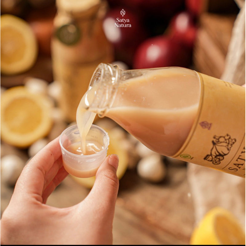 Jus Bawang Putih Tunggal Jahe Merah Madu Hutan Cuka Apel 350ml | Garlic Red Ginger Apel Vinegar Juice | SATYA