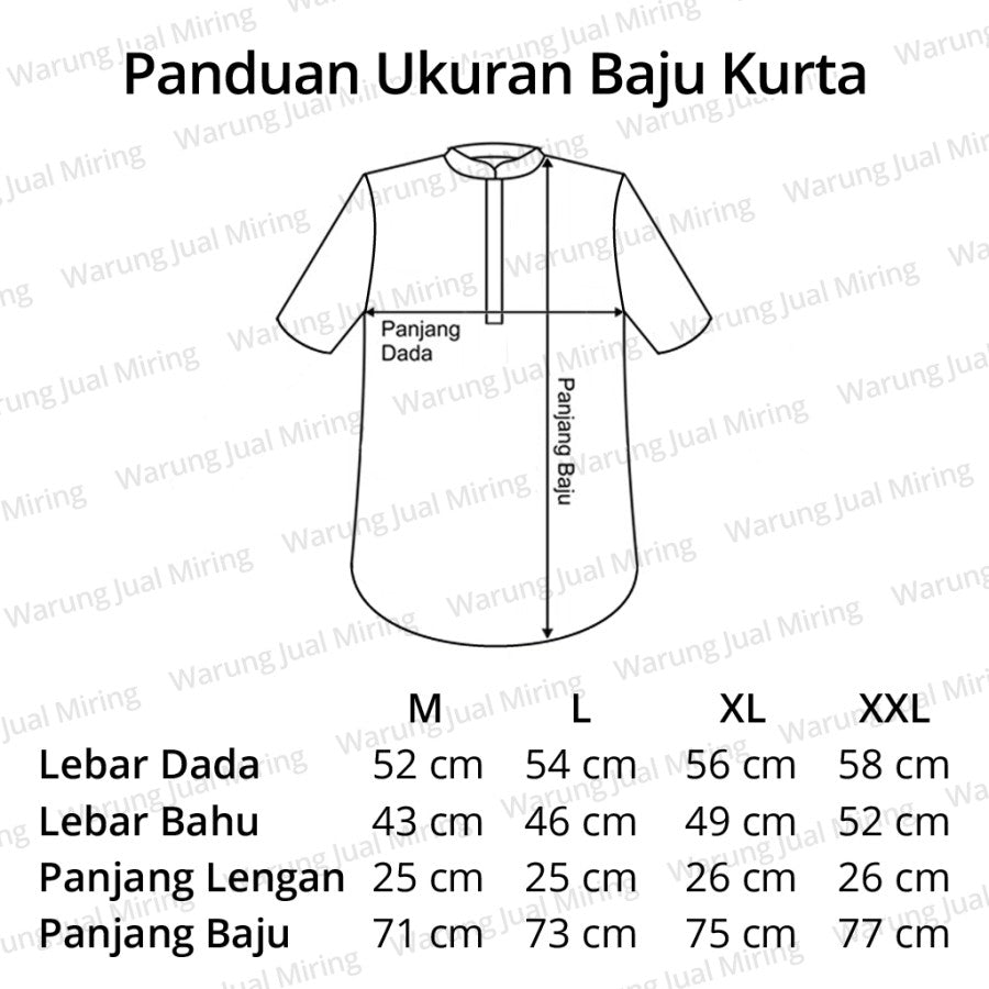 Baju Koko Kurta Lengan Pendek Pakistan Modern Warna Dewasa Pria Muslim