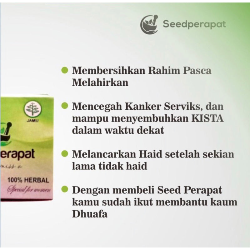SEED PERAPAT HERBAL Perapat Miss V Kewanitaan Penyempit merapatkan miss V Obat
