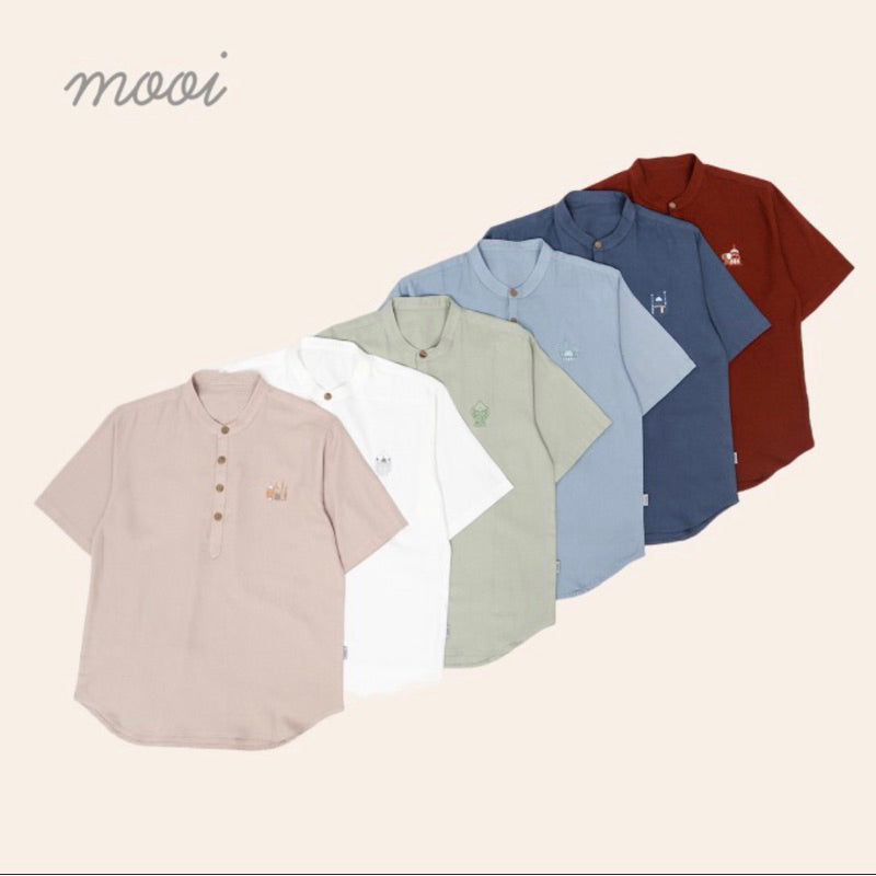 Mooi Kemeja Koko Baju Koko Pria Karim