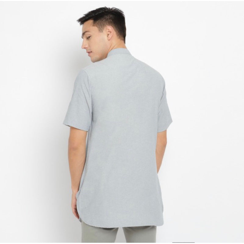 Baju Koko Kurta Pria Ankara - Toraformen Lengan Pendek Premium Katun