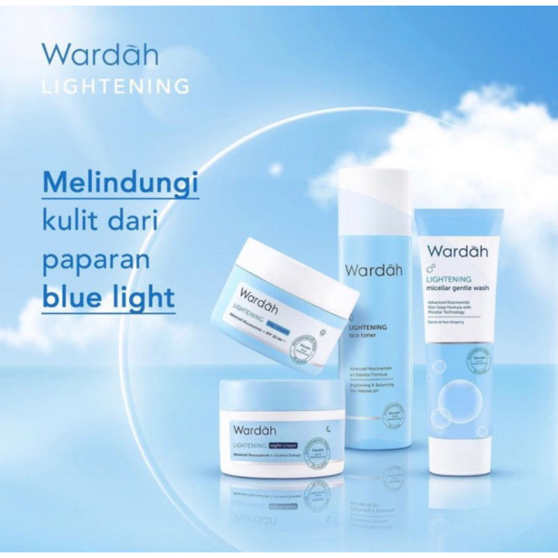 WARDAH Lightening Day Cream - Pelembab kulit kering dengan SPF 30 PA - 20ml