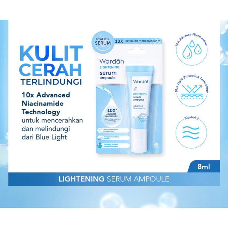 WARDAH Lightening Serum Ampoule - Serum 10x Advanced niacinamide 8ml