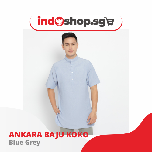Baju Koko Kurta Pria Ankara - Toraformen Lengan Pendek Premium Katun