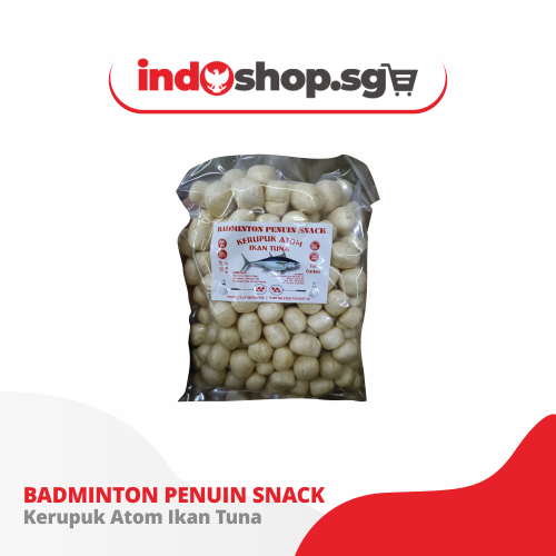 ✦ BADMINTON PENUIN KERUPUK ATOM IKAN TUNA ✦ Crispy Indonesian Tuna Fish Snack