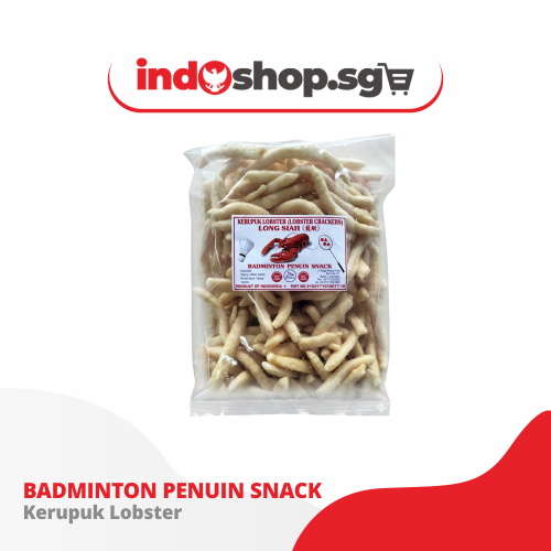 BADMINTON LOBSTER CRACKERS I Super Crunchy Seafood Snack | Long Siah Style | Light & Crispy Kerupuk