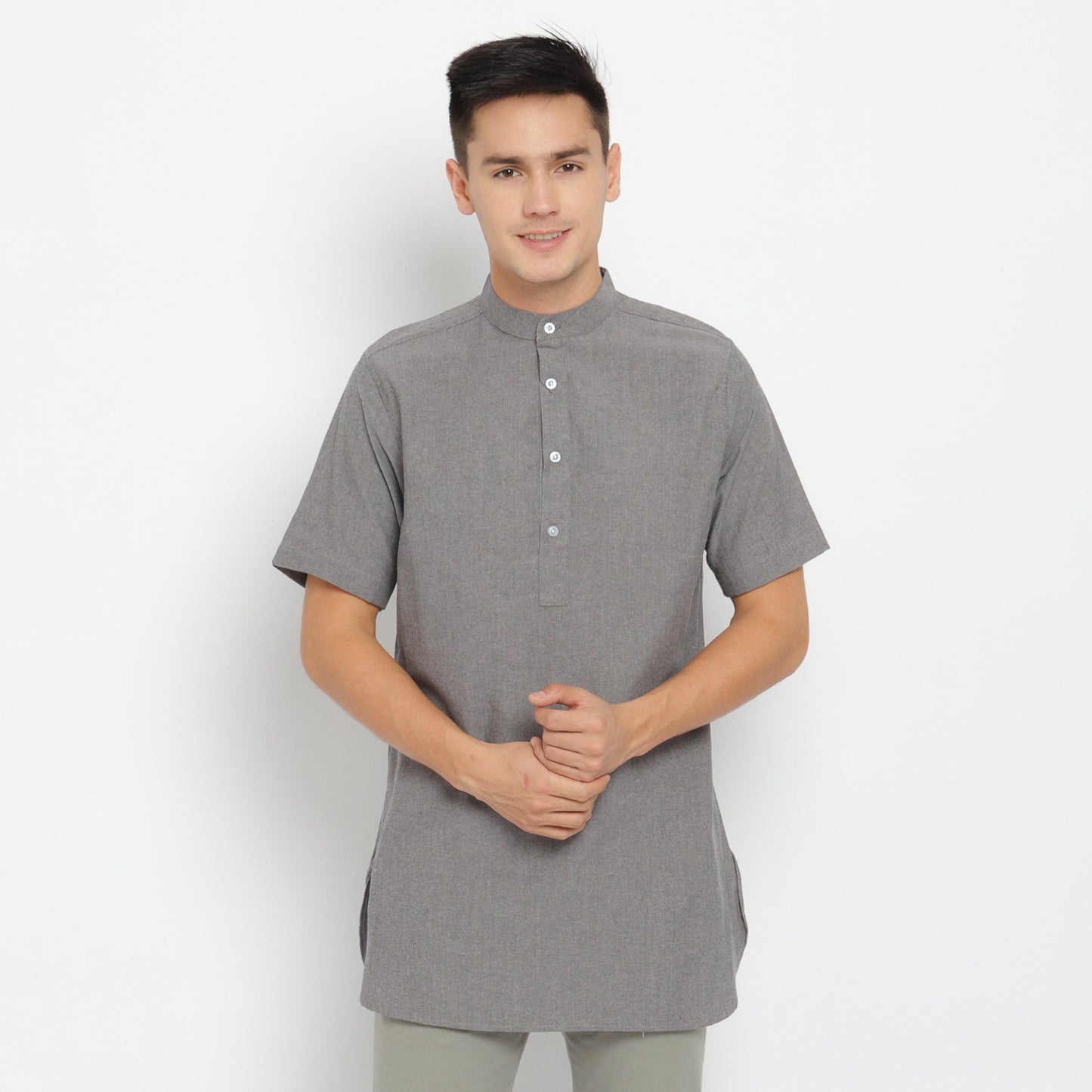 Baju Koko Kurta Pria Ankara - Toraformen Lengan Pendek Premium Katun