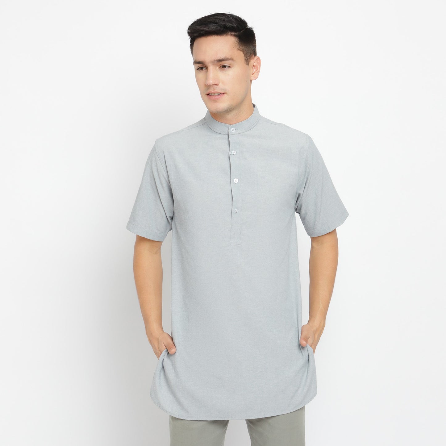 Baju Koko Kurta Pria Ankara - Toraformen Lengan Pendek Premium Katun