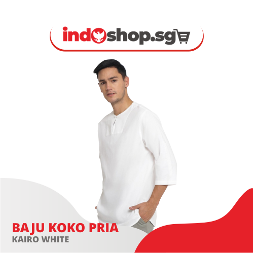 Baju Koko Pria Kairo - Toraformen Kemeja Kurta Polos Katun Premium #indoshop#